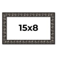 thumbnail image 1 of 15x8 Frame Black-Brown Medieval Solid Wood Picture Frame | 1.5 Inch Moulding Width | Gotham Beveled, 1 of 8