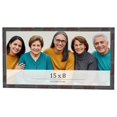 thumbnail image 1 of 15x8 Frame Brown Bamboo with Dark Coffee/Walnut Finish | Solid Wood Picture Frame Width 0.75 Inches, 1 of 8