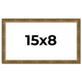 thumbnail image 1 of 15x8 Frame Gold Kingsley Distressed Solid Wood Picture Frame Width 0.75 Inches | Interior Frame, 1 of 8