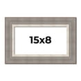 thumbnail image 1 of 15x8 Frame Grey Real Wood Picture Frame Width 2.75 Inches | Interior Frame Depth 0.5 Inches | Linus, 1 of 8