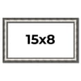 thumbnail image 1 of 15x8 Frame Silver Real Wood Picture Frame Width 1.125 Inches | Interior Frame Depth 0.5 Inches |, 1 of 8