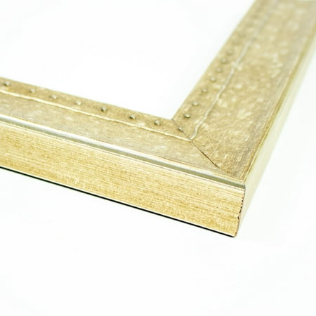 15x8 Frame Silver Solid Wood Picture Frame Width 1.75 Inches | Interior Frame Depth 0.5 Inches |