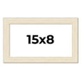 thumbnail image 1 of 15x8 Frame White Real Wood Picture Frame Width 1.5 inches | Interior Frame Depth 0.5 inches | Barn, 1 of 8