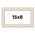 thumbnail image 1 of 15x8 Frame White Real Wood Picture Frame Width 1.75 inches | Interior Frame Depth 0.5 inches |, 1 of 8