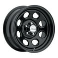 thumbnail image 1 of 15x8 Pacer 297B Soft 8 Gloss Black Wheel 5x4.5 (6mm) CAPS SEPARATE Fits select: 1983-2011 FORD RANGER, 1997-2006 JEEP WRANGLER / TJ, 1 of 5