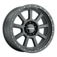 thumbnail image 1 of 15x8 Vision 350 Ojos Satin Black Wheel 5x4.5 (-28mm), 1 of 2