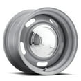 thumbnail image 1 of 15x8 Vision 55 Rally Silver 5x139.7 5x5.5 ET-12 Wheel Rim, 1 of 2