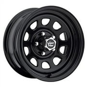 15x8 Vision 84H D Window Gloss Black 5x114.3 5x4.5 ET-19 Wheel Rim