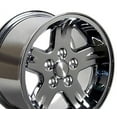 thumbnail image 1 of 15x8 Wheel Fit Jeep - Wrangler Style Chrome Rims, Hollander 9050 Fits select: 1995 JEEP WRANGLER / YJ S/RIO GRANDE, 2000-2001 JEEP CHEROKEE SPORT, 1 of 5