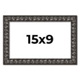 thumbnail image 1 of 15x9 Frame Black-Brown Medieval Solid Wood Picture Frame | 1.5 Inch Moulding Width | Gotham Beveled, 1 of 8