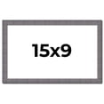 thumbnail image 1 of 15x9 Frame Blue Kingsley Pewter Solid Wood Picture Frame Width 0.75 Inches |Interior Depth 0.5, 1 of 8