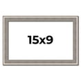 thumbnail image 1 of 15x9 Frame Grey Real Wood Picture Frame Width 1.25 inches | Interior Frame Depth 0.5 inches | Hans, 1 of 8