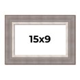 thumbnail image 1 of 15x9 Frame Grey Real Wood Picture Frame Width 2.75 Inches | Interior Frame Depth 0.5 Inches | Linus, 1 of 8