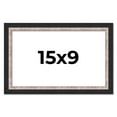 thumbnail image 1 of 15x9 Frame Silver Real Wood Picture Frame Width 1.25 Inches | Interior Frame Depth 0.75 Inches |, 1 of 8