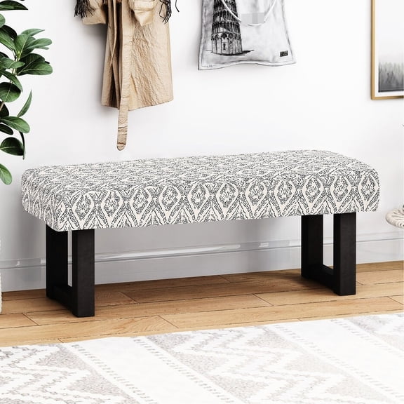 16.00 Deep Boho Fabric Bench - Customize Your Furniture