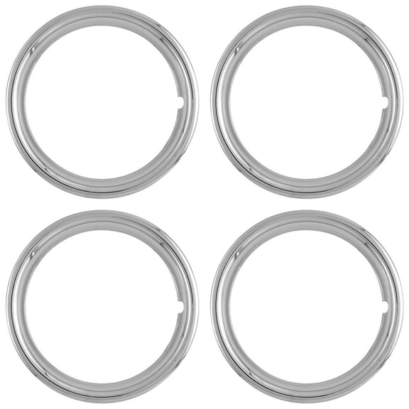 16' 1 1/2-inch Deep Steel Chrome Wheel Trim Rings -  XIEUH492
