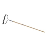 16-1/4 in Steel Not Applicable Bow Rake, 16 Tines, 60 in L Wood Handle 1WG36