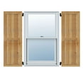 thumbnail image 1 of 16 1/8"W X 45"H Timbercraft Three 5 3/8" Boards Framed Board-N-Batten Shutters, Rough Sawn Western Red Cedar (Per Pair), 1 of 13