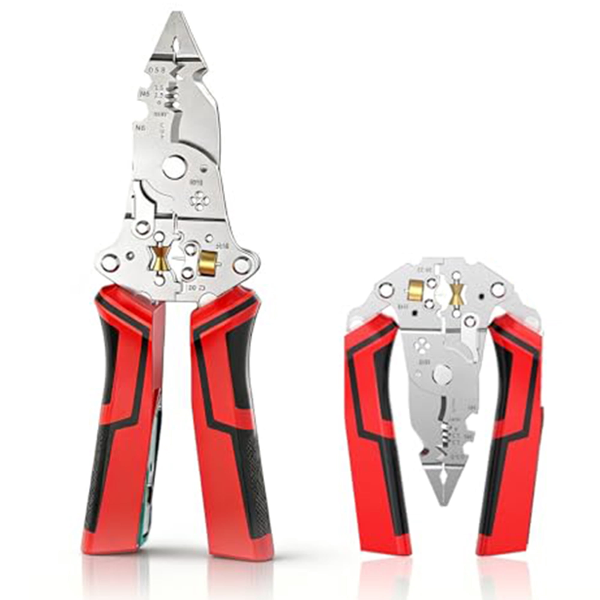16 in 1 Wire Stripper Twister | Multi-Functional Electrician Tool for Cutting, Stripping & Pulling Wires, Voltage Tester Pliers for Electrical Repair & DIY