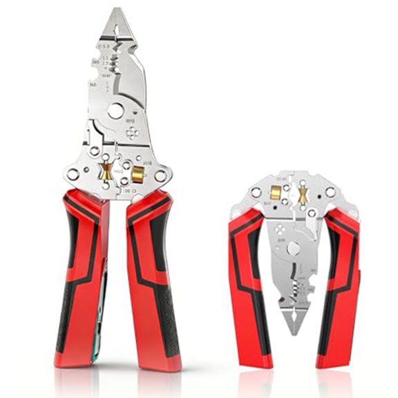 16 in 1 Wire Stripper Twister | Multi-Functional Electrician Tool for Cutting, Stripping & Pulling Wires, Voltage Tester Pliers for Electrical Repair & DIY