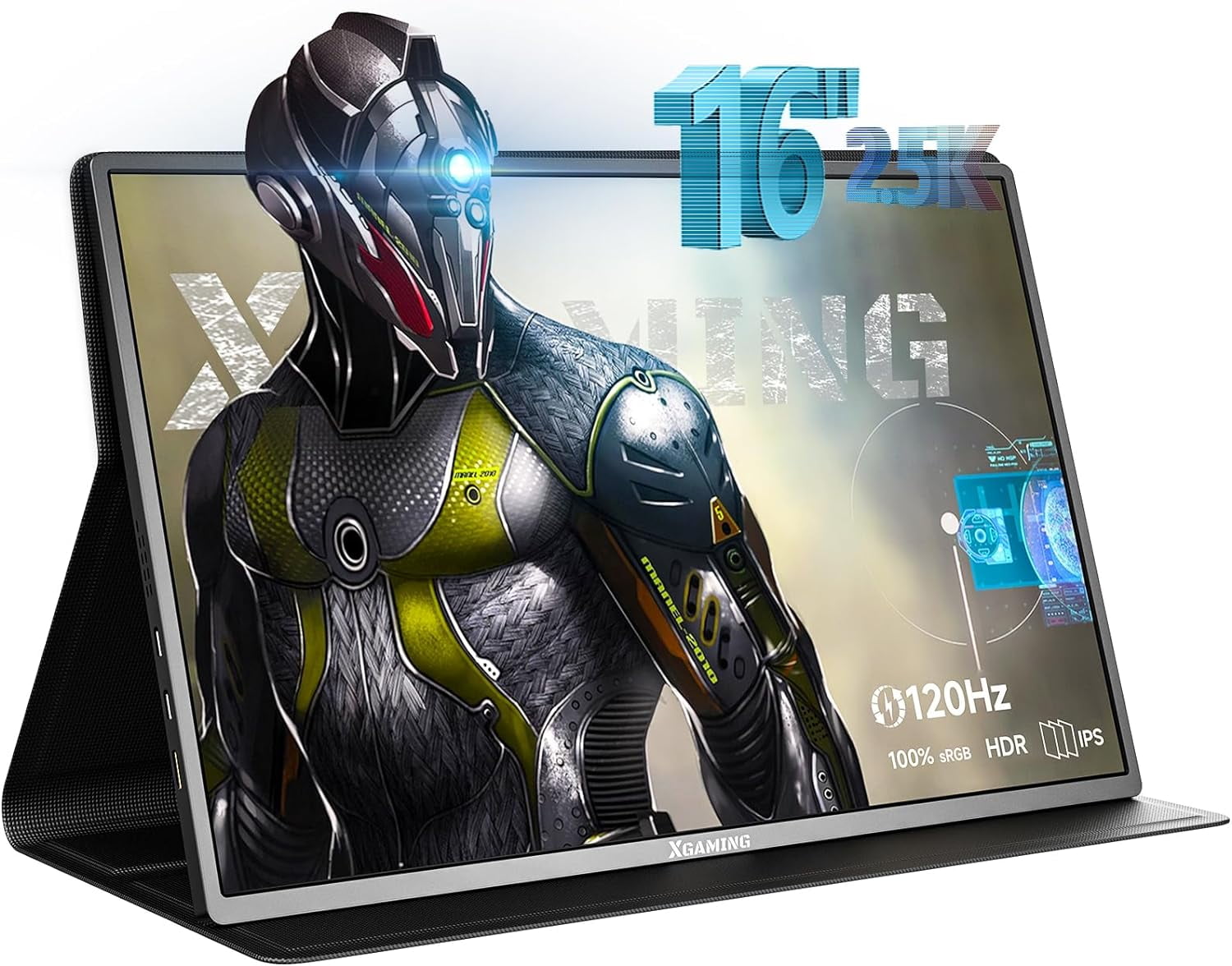 16" 120Hz Portable Gaming Monitor, memzuoix 2.5K QHD (2560x1600p) IPS