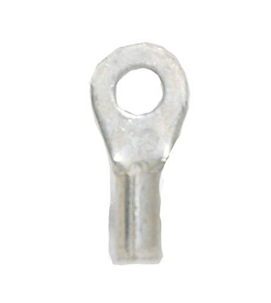 16-14 AWG Non-Insulated 1/2" Stud Ring Terminal - Brazed Seam (100/Pkg.)