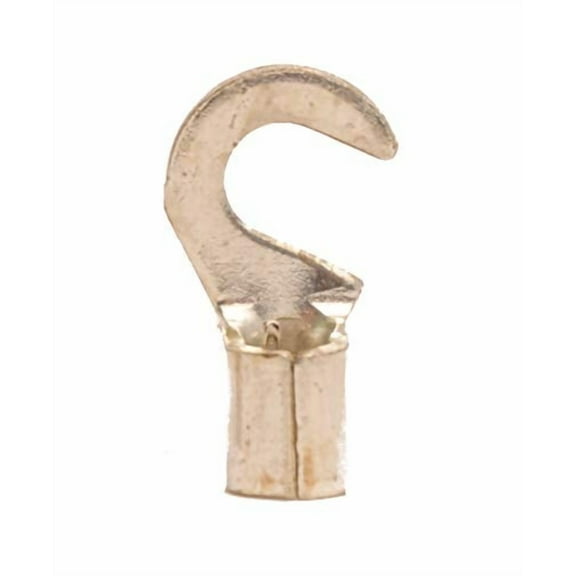 16-14 AWG Non-Insulated #10 Hook Terminal - Butted Seam (100/Pkg.)