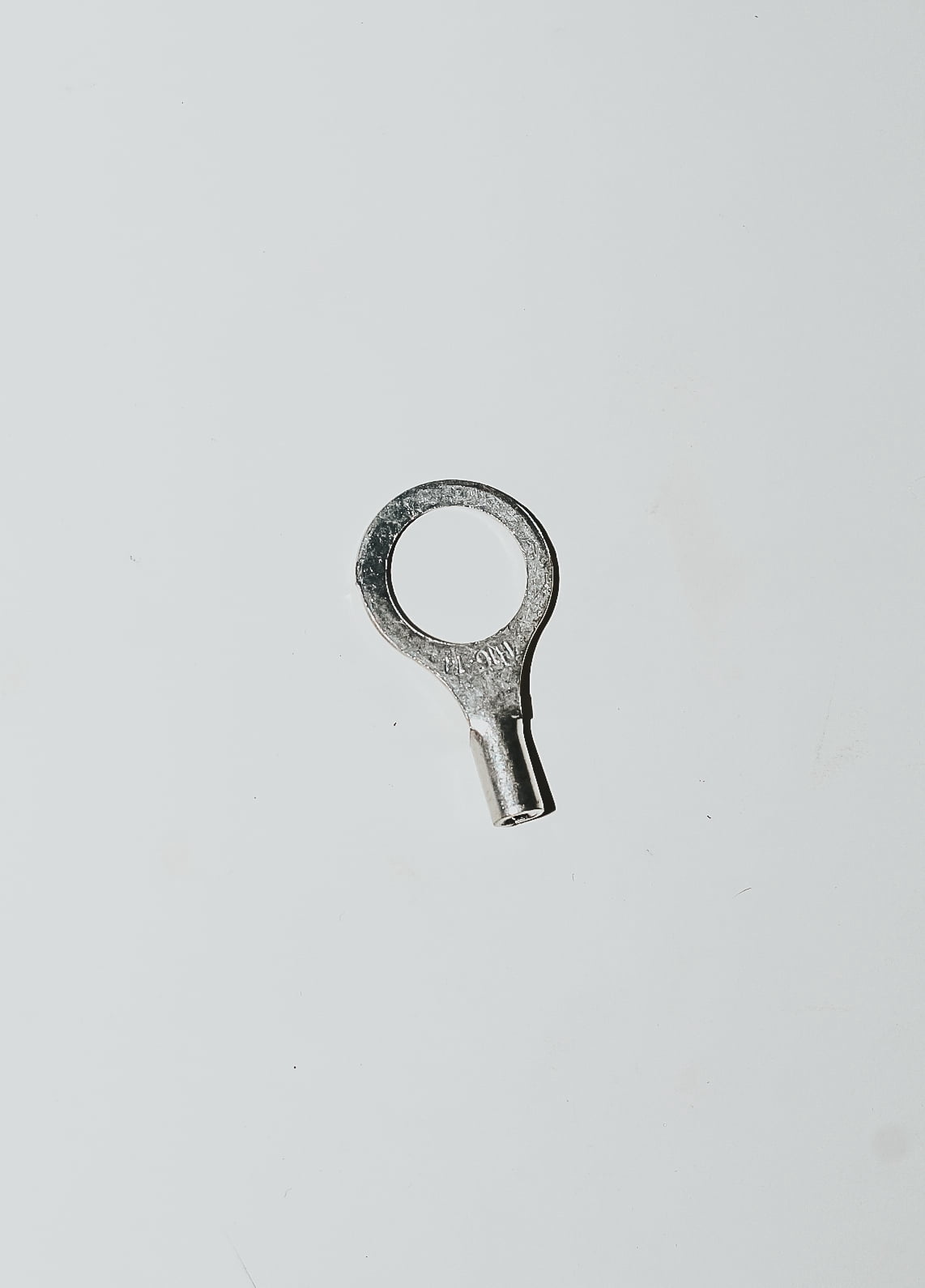 16-14 AWG Non-Insulated 3/8" Stud Ring Terminal - Butted Seam (100/Pkg.)