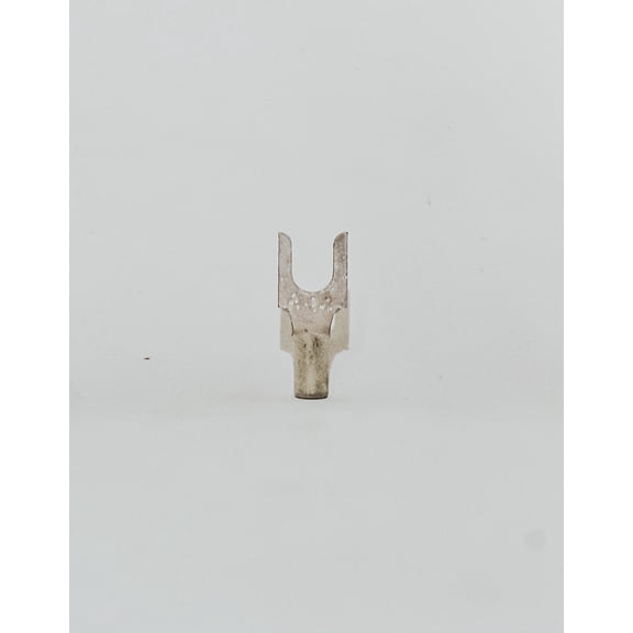 16-14 AWG Non-Insulated #8 Block Spade Terminal - Butted Seam (100/Pkg.)