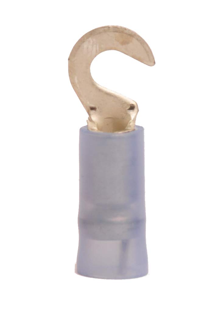 16-14 Awg 3-Pc Nylon Compatiblesleeve Insulated #10 Hook Terminal (100/Pkg.)