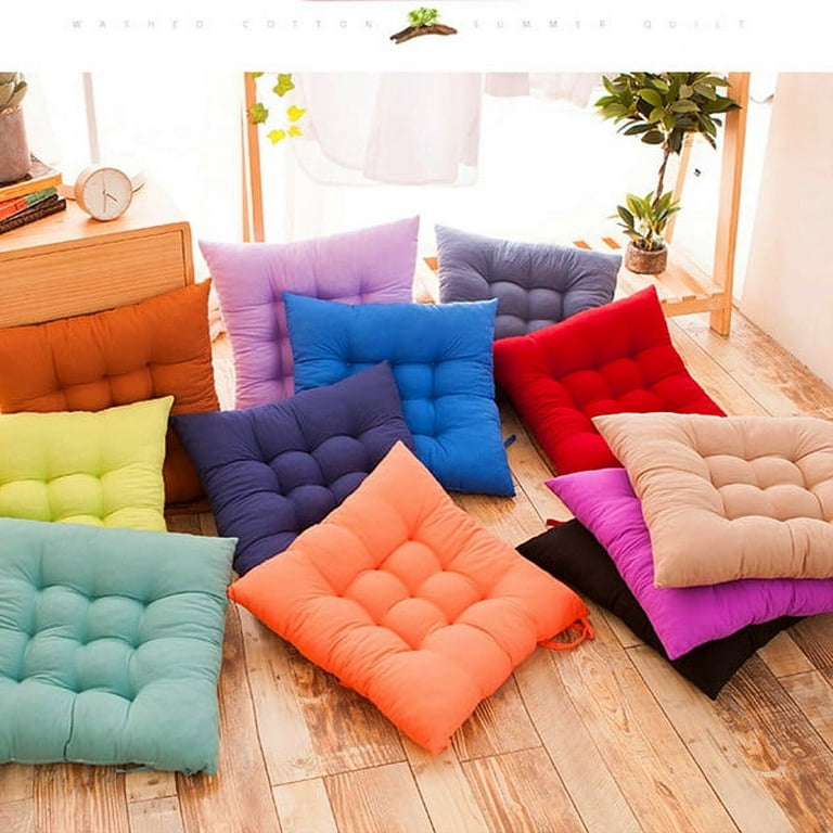 Minimalist Solid Color Chair Cushion For Living Room, Classroom