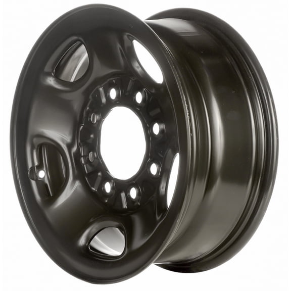 16" 16x6.5" Reconditioned OEM Black Steel Wheel Rim for 1999-2010 Chevrolet Silverado 2500 3500