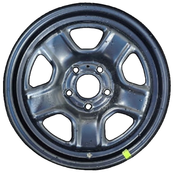 16" 16x6.5" Reconditioned OEM Black Steel Wheel Rim for 2015-2017 Jeep Patriot