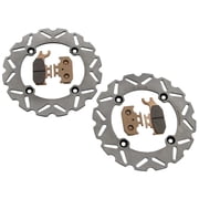 16-17 Can-Am Maverick X XC 1000 1000R Rear RipTide Brake Rotors & Brake Pads
