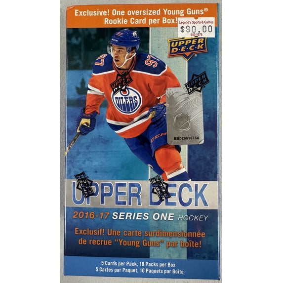 2016/17 Upper Deck Series 1 Hockey Blaster Box