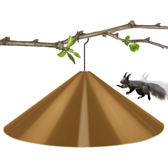 16/18/19 Inches Plastic Squirrel Proof Baffle – Wide Squirrel Protection for Bird Feeders –Hangable Baffle, Protects Bird Houses from Squirrels