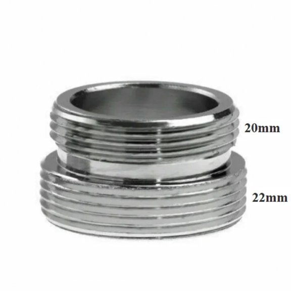 16/18/20mm To 22mm Thread Tap Connector Purifier Accessories Silver Water Tap Adapter Faucet Joints Home Improvement Tool
