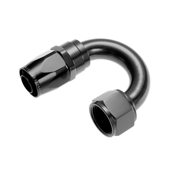 -16 180 Degree Swivel-Seal Female Aluminum Hose End - Blue/Red