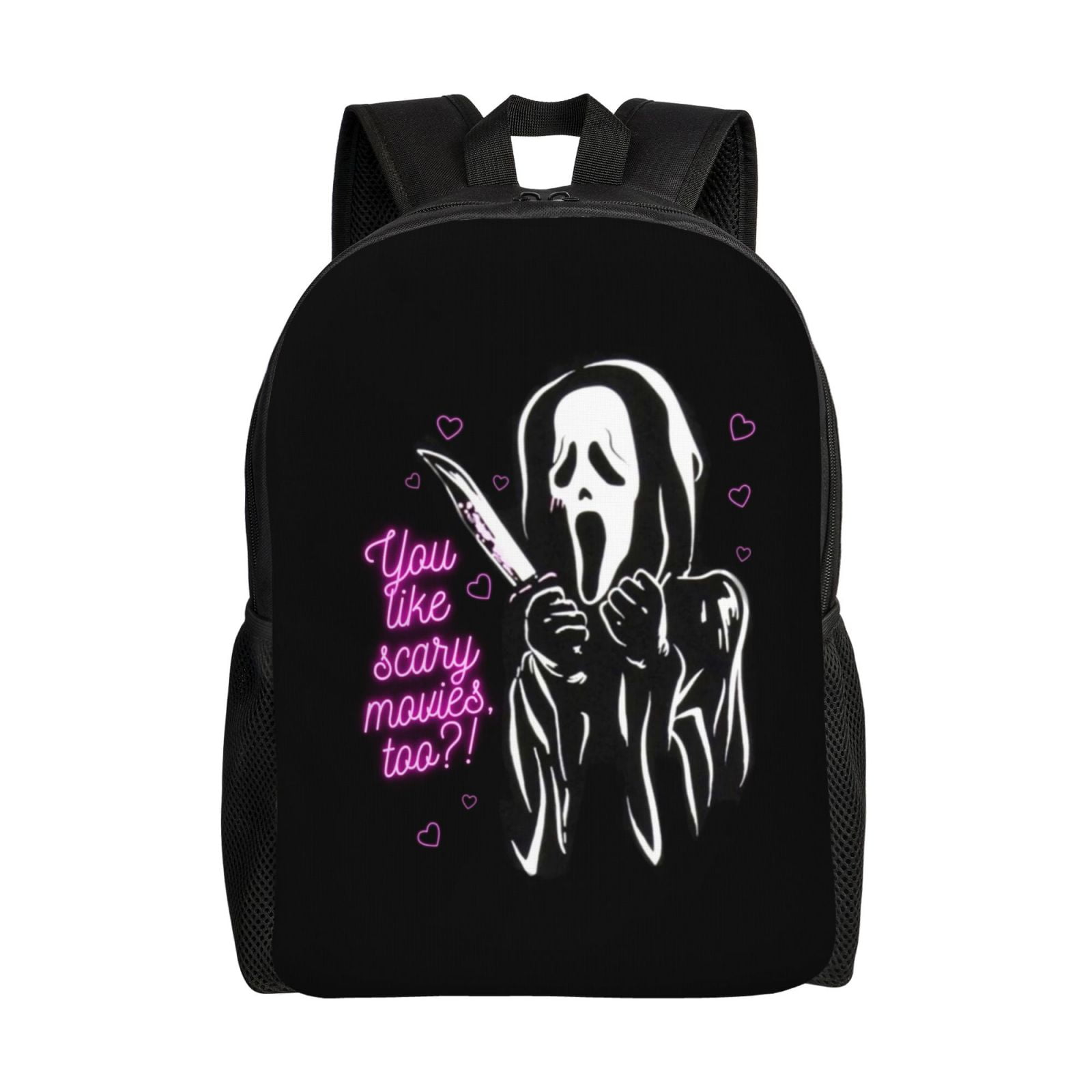 16.1in Horror Movie Scream Ghost Face Backpacks Cute Bag Anime Backpack
