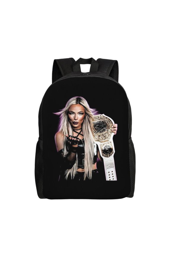 16.1in Liv Wres-Tler Mor-,ga Backpacks Cute Bag Anime Backpack Cartoon Bags Bookbag Daypack Outdoor Travel