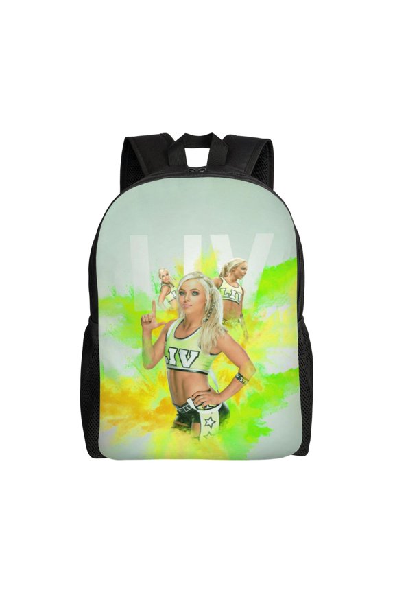 16.1in Liv Wres-Tler Mor-,ga Backpacks Cute Bag Anime Backpack Cartoon Bags Bookbag Daypack Outdoor Travel