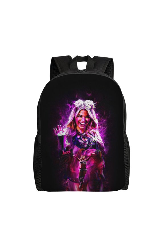 16.1in Liv Wres-Tler Mor-,ga Backpacks Cute Bag Anime Backpack Cartoon Bags Bookbag Daypack Outdoor Travel