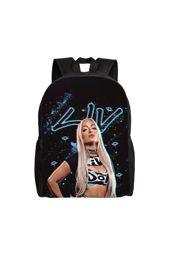 16.1in Liv Wres-Tler Mor-,ga Backpacks Cute Bag Anime Backpack Cartoon Bags Bookbag Daypack Outdoor Travel
