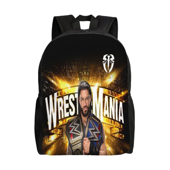 16.1in Roman Wres-Tler Reign Backpacks Cute Bag Anime Backpack Cartoon Bags Bookbag Daypack Outdoor Travel