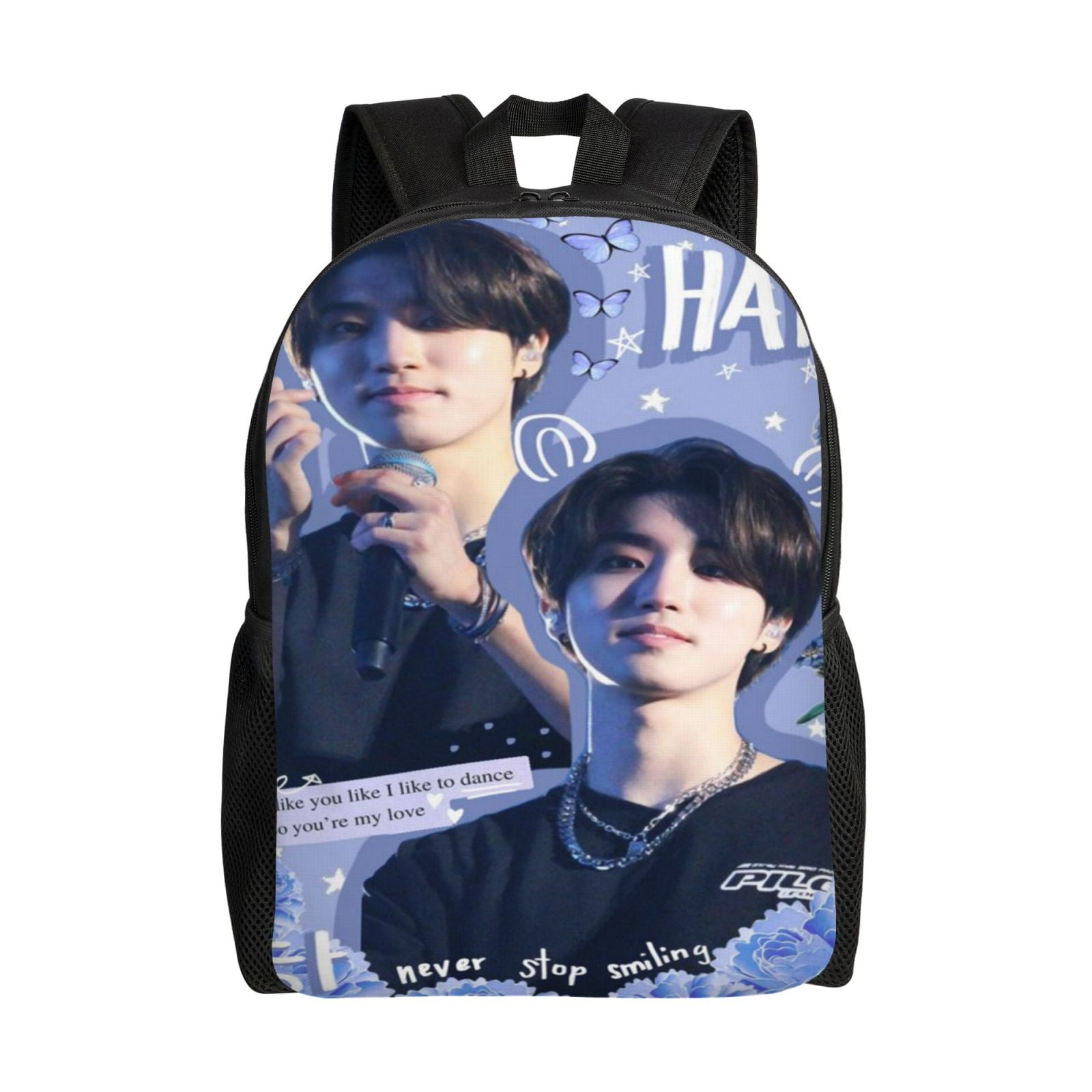 16.1in SKZ Stray Korea Ki Backpacks Cute Bag Anime Backpack Cartoon ...