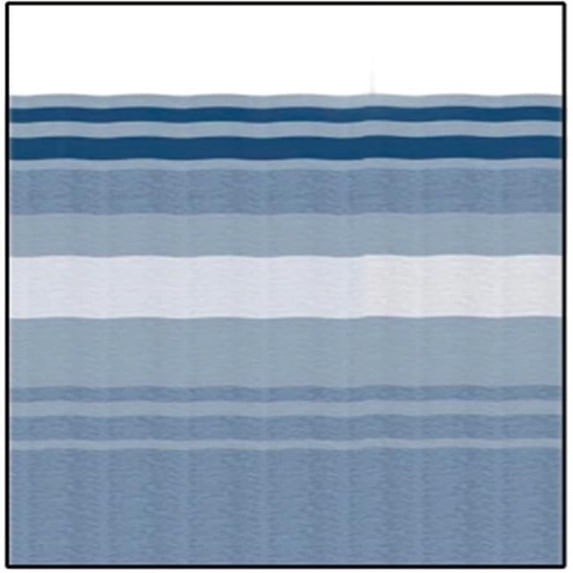 16-2 ft. Colorado-1 PC Ocean Blue Dune Stripe-White