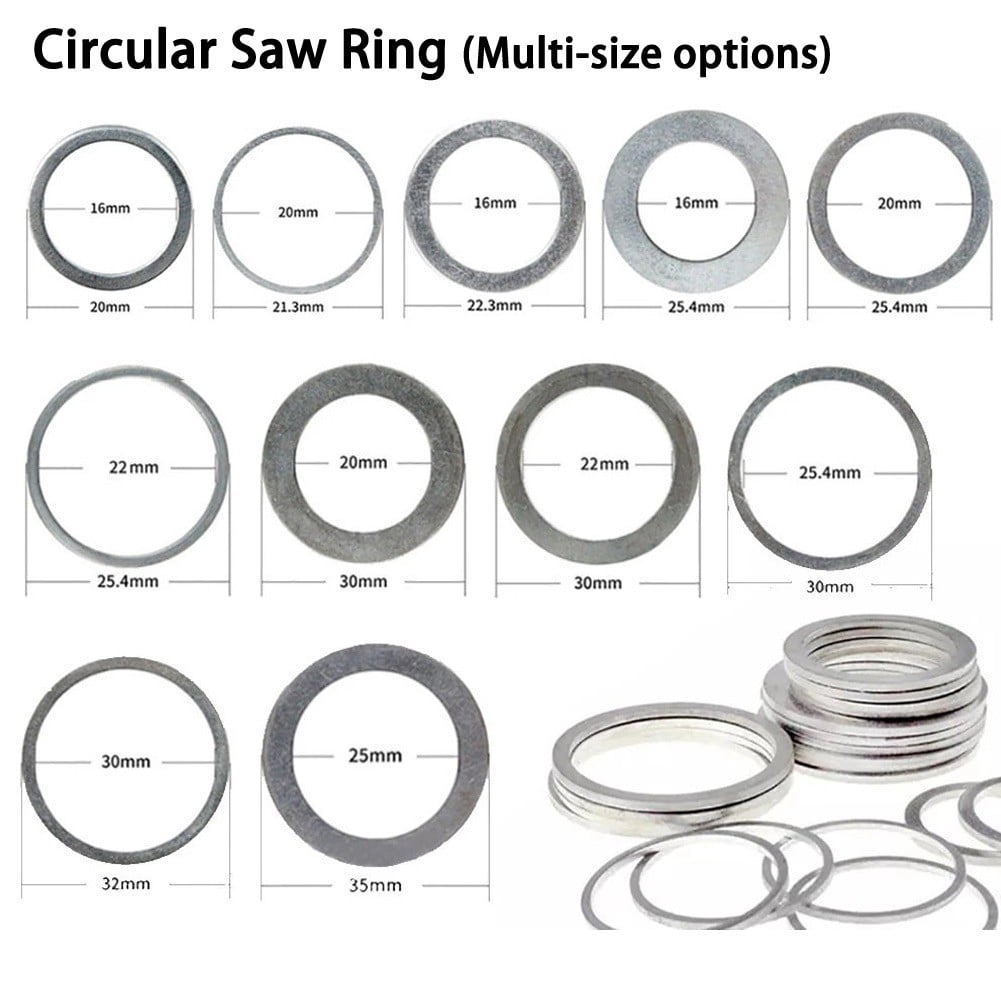 16/20/22/25.4/30/32Mm Circular Saw Blade Reducing Rings Conversion Ring ...