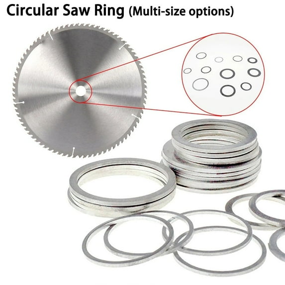 16/20/22/25.4/30/32Mm Circular Saw Blade Reducing Rings Conversion Ring Multi-Size For Cutting Disc Woodworking Tools Cutting 30-16Mm Fangkenuo