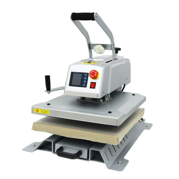 16*20 Inch Swing Away Magnetic Semi-Auto Heat Press Machine T-Shirt Sublimation Transfer Printer 110V with LCD Screen