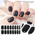 16/22Tips SemiCured Gel Nail Strips Long Lasting Gel Wraps for Nails